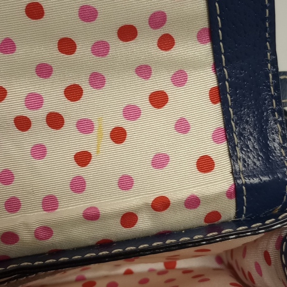 ♠️ KATE SPADE NAVY BLUE SMALL LEATHER CROSSBODY BAG - Picture 8 of 11